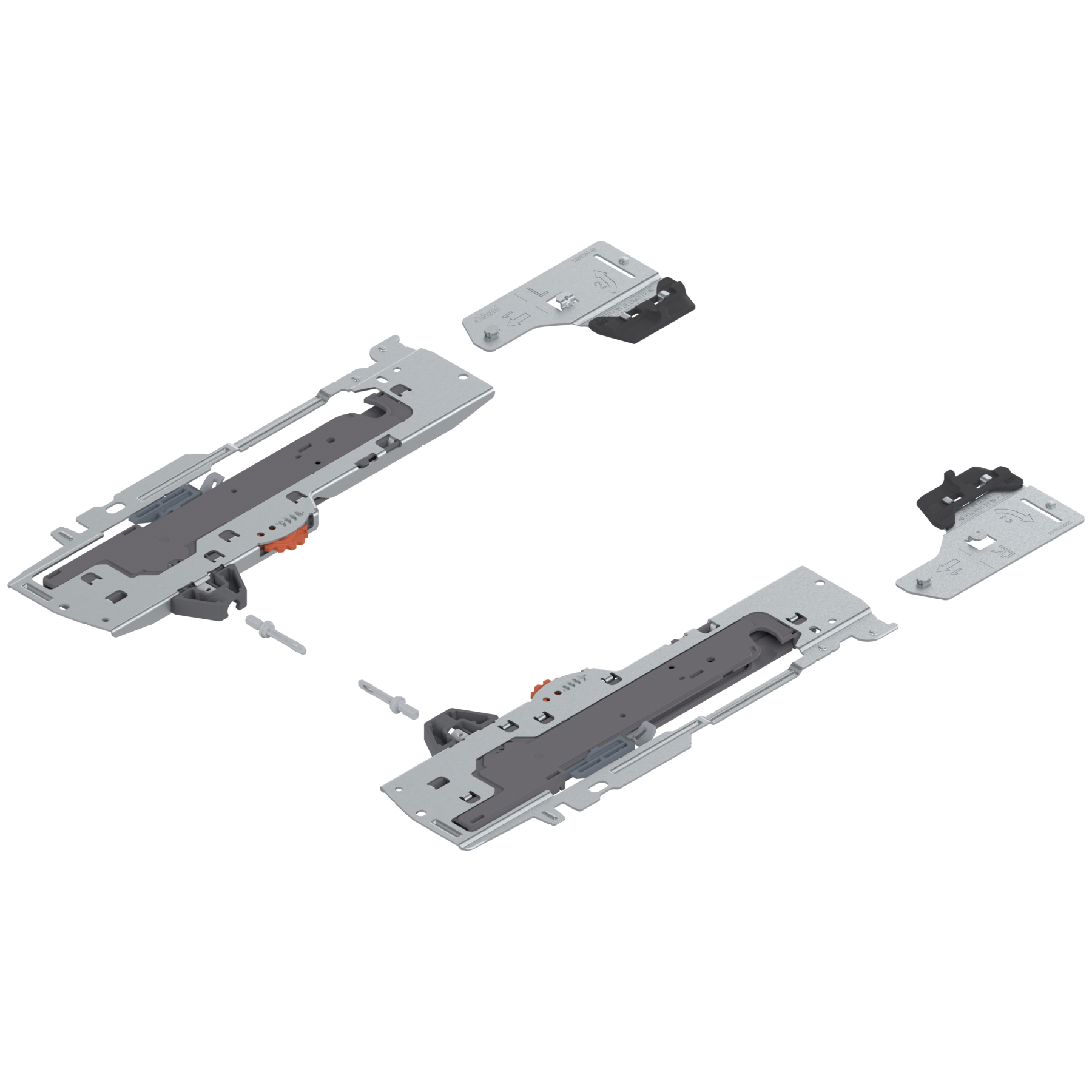 Sistema TIP-ON BLUMOTION Para Cajones Blum - Unidad L3 (15-40 Kg) - Para TANDEMBOX